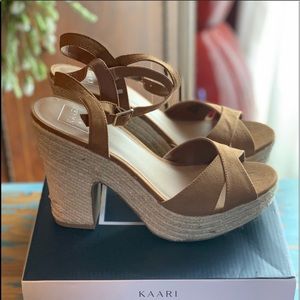 Kaari Blue Espadrille Sandals